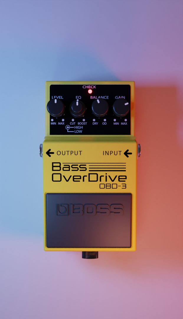 Boss Bass overdrive effects pedal (OBD-3) preview image 1